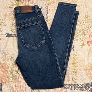 New without tags Madewell 10” High Rise Skinny Jeans Size 25